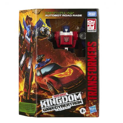 Transformers Kingdom Deluxe Road Rage Red Card Exclusive