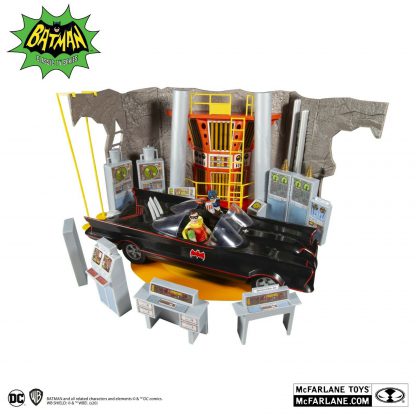 McFarlane Toys Batman 1966 Batcave Retro Action Figure Playset