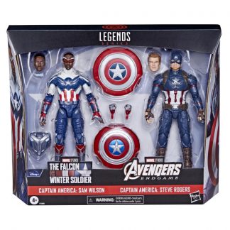 Marvel Legends Captain America Stever Rogers & Sam Wilson 2 Pack