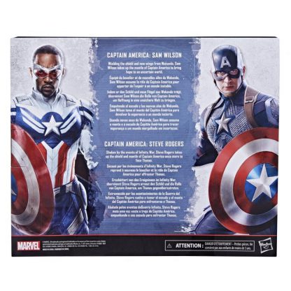 Marvel Legends Captain America Stever Rogers & Sam Wilson 2 Pack