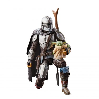 Star Wars The Black Series The Mandalorian with Grogu and Ice Spider Deluxe Action Figure Set