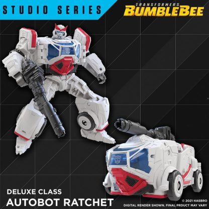 Transformers Studio Series Deluxe Ratchet Bumblebee Movie Action Figure