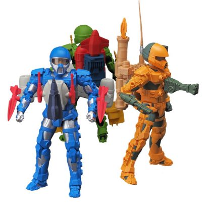 80s Commander 3 Pack ( Animated Version ) by Ramen Toy