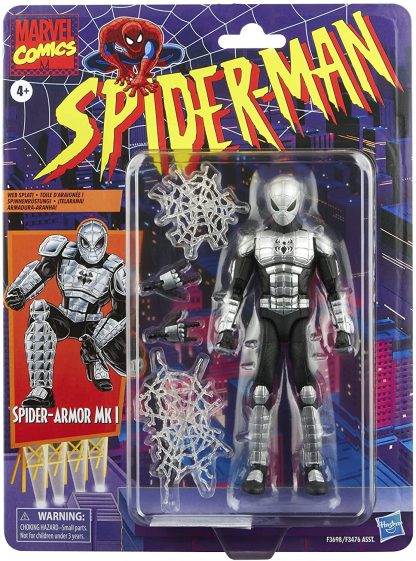 Marvel Legends Retro Collection Spider Armour MK1 Spider-Man Action Figure