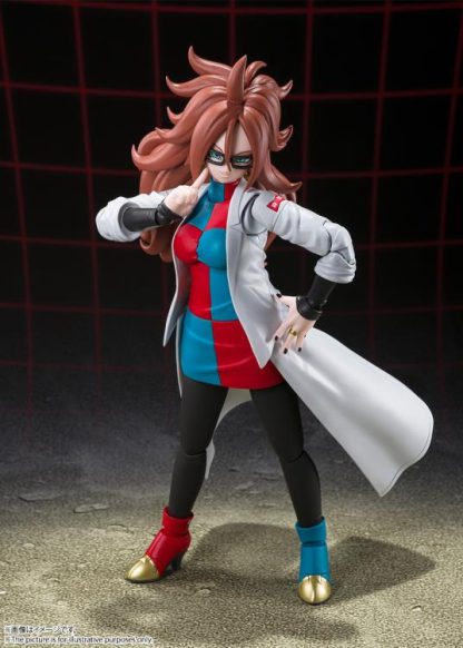 S.H Figuarts Dragonball Android 21 Lab Coat Action Figure