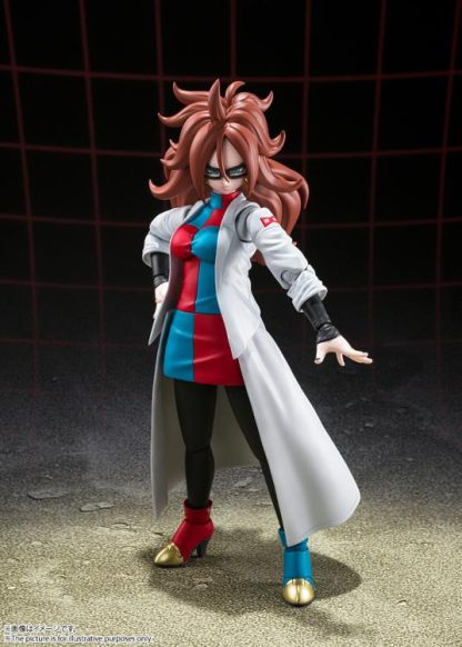 S.H Figuarts Dragonball Android 21 Lab Coat Action Figure