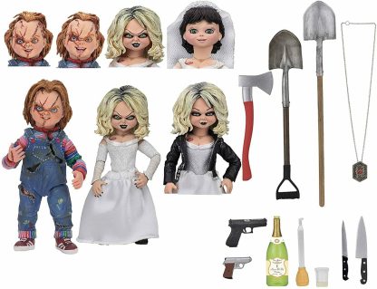 NECA Bride of Chucky - Ultimate Chucky and Tiffany 2 Pack