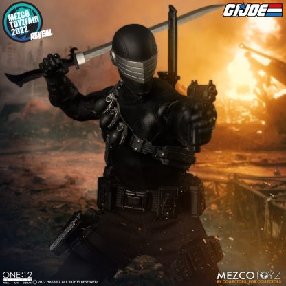 Mezco One:12 Collective Snake Eyes G.I. Joe Action Figure