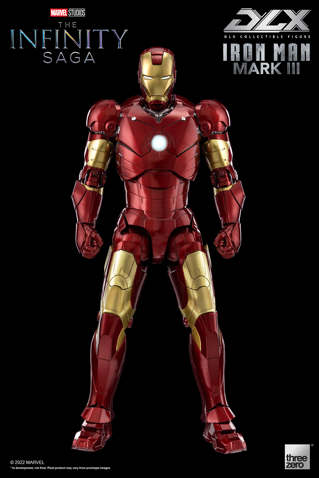Avengers: Infinity Saga DLX Iron Man Mark 3 1/12 Scale Figure by