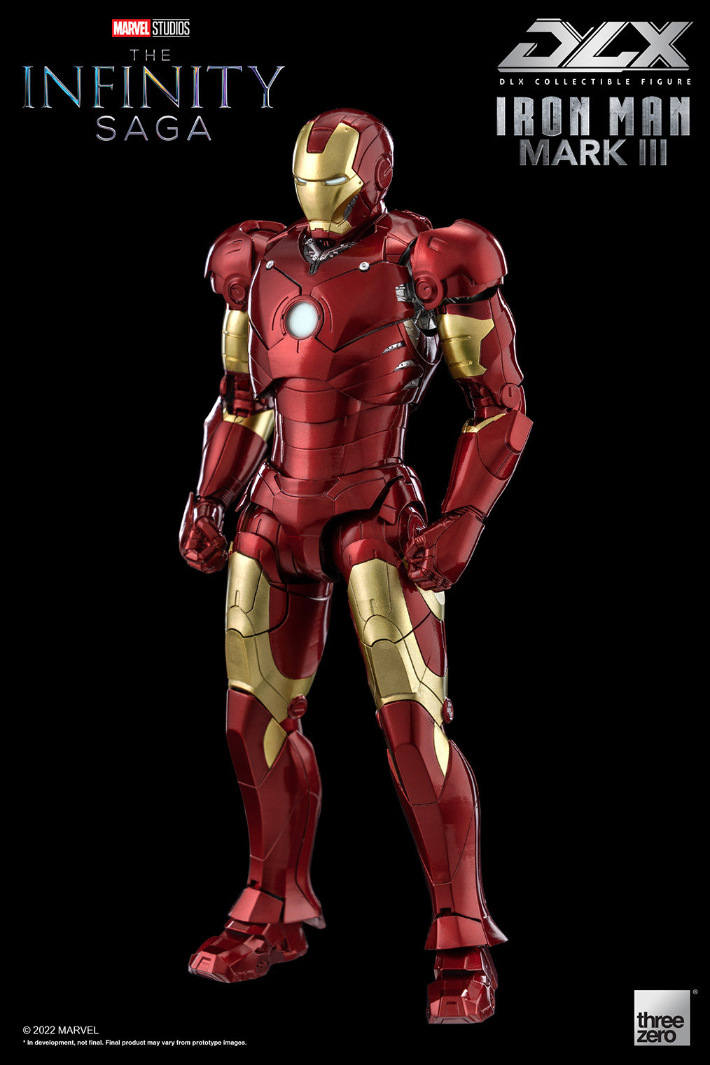Infinity Saga DLX Iron Man Mark 3 1/12 Scale Figure by Threezero – Kapow