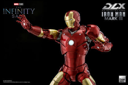 Avengers: Infinity Saga DLX Iron Man Mark 3 1/12 Scale Figure by Threezero