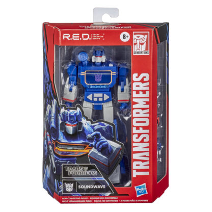 TRANSFORMERS R.E.D G1 Animated Soundwave 6 Inch Action Figure