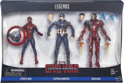 Marvel Legends Civil War 3 Pack ( DAMAGED BOX )