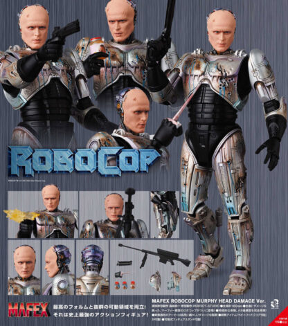 Medicom Mafex No.192 Robocop ( Battle Damage )