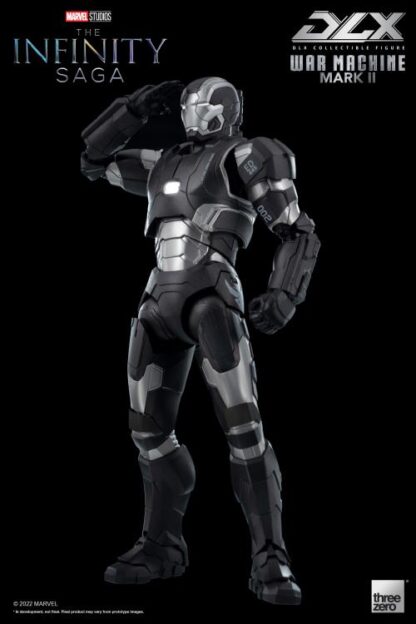 Avengers: Infinity Saga DLX Age of Ultron War Machine Mark 2 - 1/12 Scale Figure by Threezero