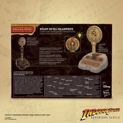 Indiana Jones Adventure Series Premium Artifacts Staff of Ra Talisman Electronic Replica
