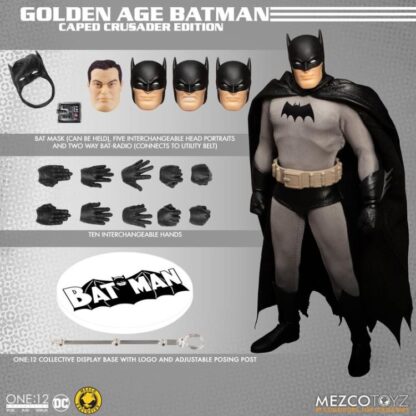 Mezco One:12 Collective Golden Age Batman : Caped Crusader Exclusive Edition