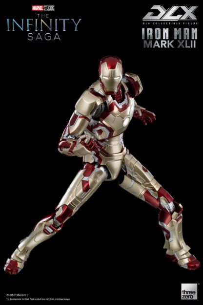 Avengers: Infinity Saga DLX Iron Man 3 Mark 42 1/12 Scale Figure by Threezero