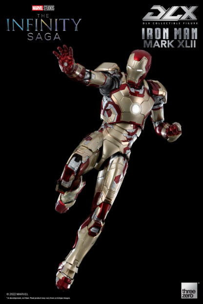 Avengers: Infinity Saga DLX Iron Man 3 Mark 42 1/12 Scale Figure by Threezero