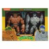 NECA Teenage Mutant Ninja Turtles General Traag and Granitor 2 Pack
