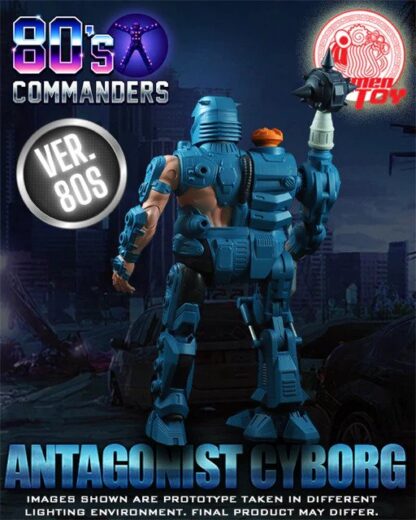 Ramen Toys Antagonist Cyborg 80s Version ( 80's Commanders ) Toon Colour