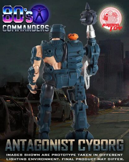 Ramen Toys Antagonist Cyborg Toy Colours Version ( 80’s Commanders )