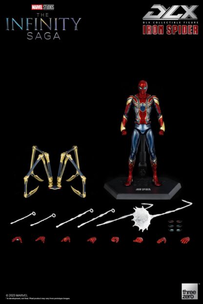 Threezero Infinity Saga DLX Spider-Man Iron Spider 1/12 Scale Figure