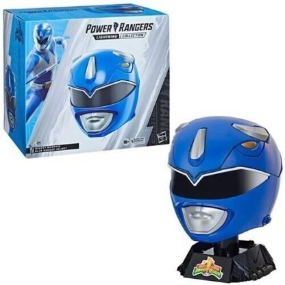 Power Rangers Lightning Collection Mighty Morphin Blue Ranger Helmet ( MMPR )