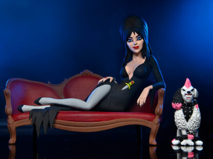 NECA Toony Terrors Elvira Mistress of the Dark on Couch