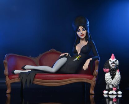 NECA Toony Terrors Elvira Mistress of the Dark on Couch