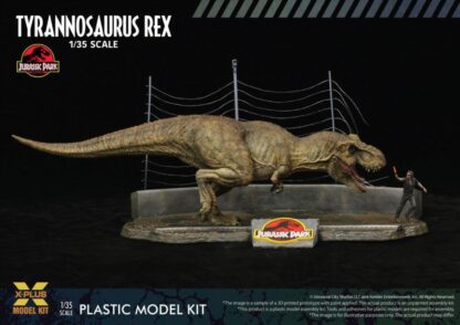 Jurassic Park T-Rex 1/35 Scale Model Kit
