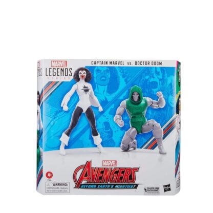 Marvel Legends Captain Marvel Vs Doctor Doom Avengers 60th Anniversary 2 Pack