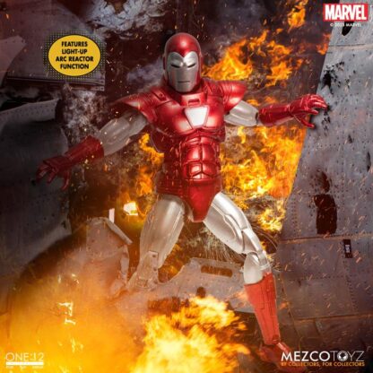 Mezco One:12 Collective Silver Centurion Iron Man