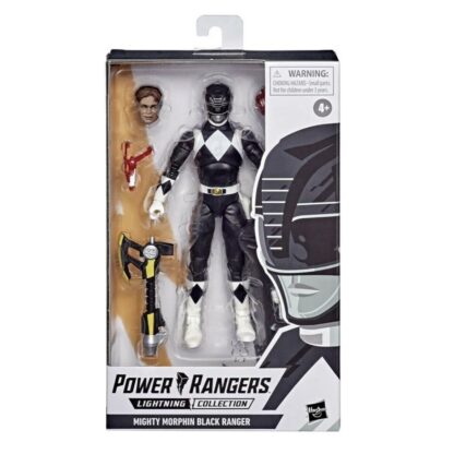 Power Rangers Lightning Collection Mighty Morphin Black Ranger Action Figure