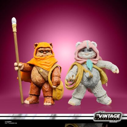 Star Wars The Vintage Collection Ewoks Wicket and Kneesaa