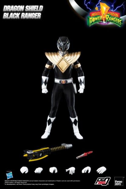 Threezero FigZero Power Rangers MMPR Black Ranger