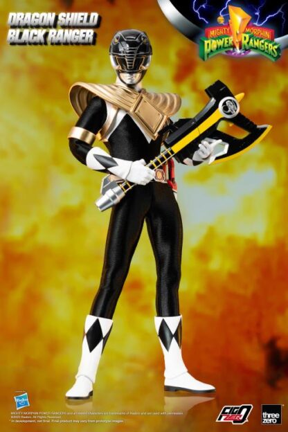 Threezero FigZero Power Rangers MMPR Black Range3