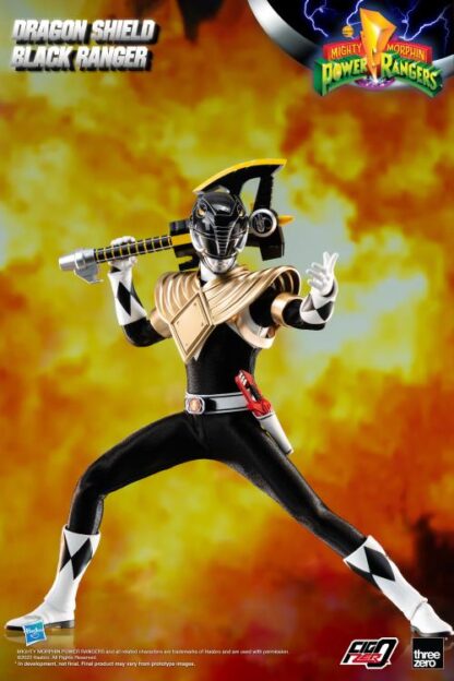 Threezero FigZero Power Rangers MMPR Black Range3