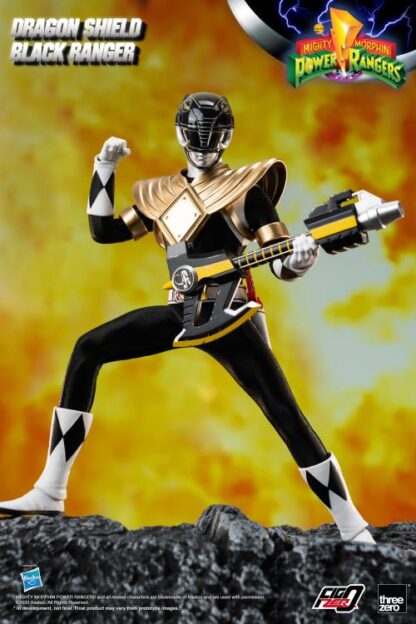 Threezero FigZero Power Rangers MMPR Black Range3