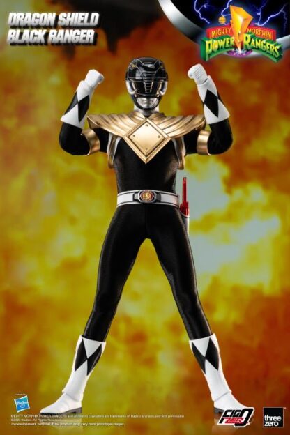 Threezero FigZero Power Rangers MMPR Black Range3