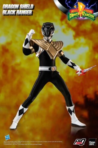 Threezero FigZero Power Rangers MMPR Black Range3
