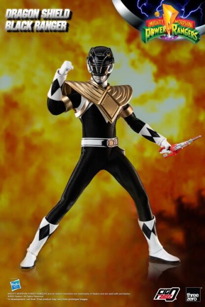 Threezero FigZero Power Rangers MMPR Black Range3