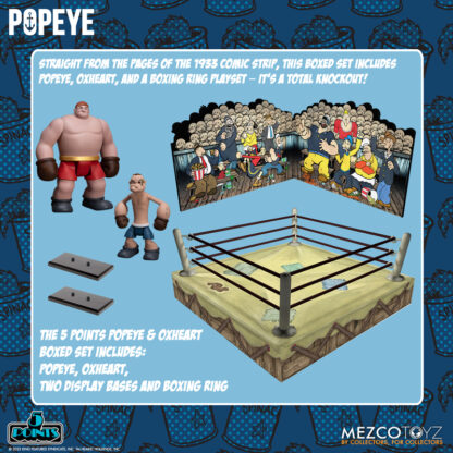 Mezco 5 Points Popeye and Oxheart Boxed Set