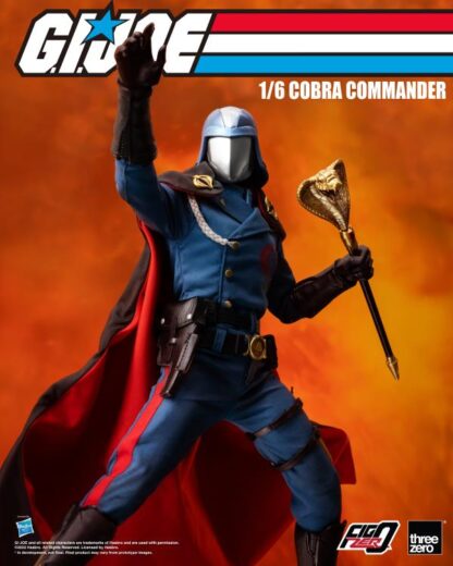 Threezero FigZero G.I.Joe Cobra Commander 1/6 Scale Figure