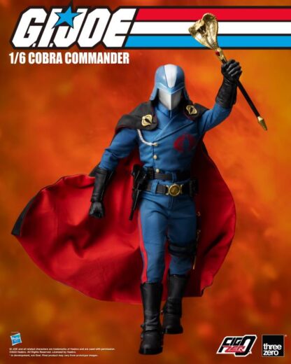 Threezero FigZero G.I.Joe Cobra Commander 1/6 Scale Figure