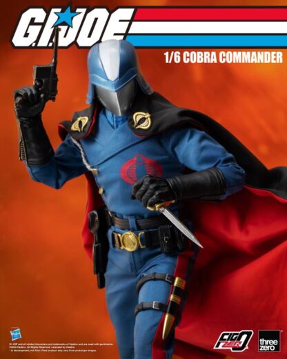 Threezero FigZero G.I.Joe Cobra Commander 1/6 Scale Figure