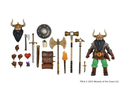 NECA Dungeons & Dragons Ultimate Elkhorn the Good Dwarf Fighter