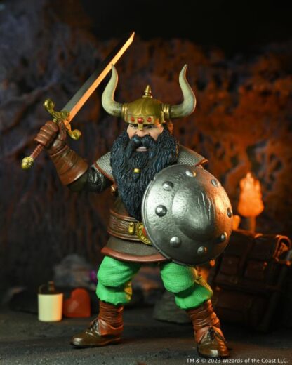 NECA Dungeons & Dragons Ultimate Elkhorn the Good Dwarf Fighter