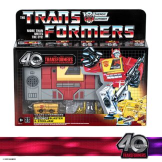 Transformers 40th Anniversary G1 Blaster and Steeljaw NON MINT