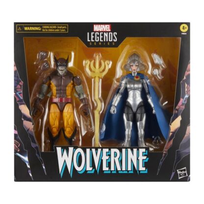 Wolverine 50th Anniversary Marvel Legends Wolverine and Lilandra 2 Pack